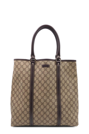 GG Supreme Tall Tote Brown