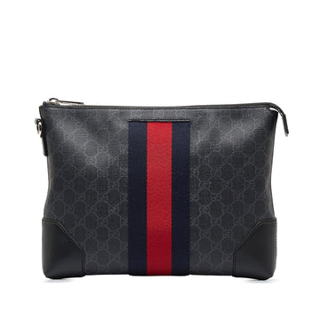 Gucci GG Supreme Web Clutch (SHG-17wQqh)