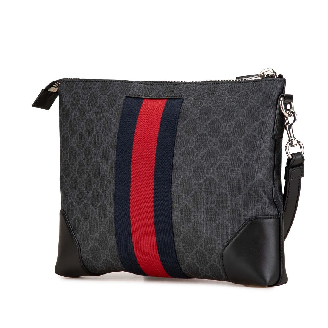 Gucci GG Supreme Web Clutch