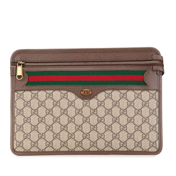 Gucci GG Supreme Web Ophidia Clutch