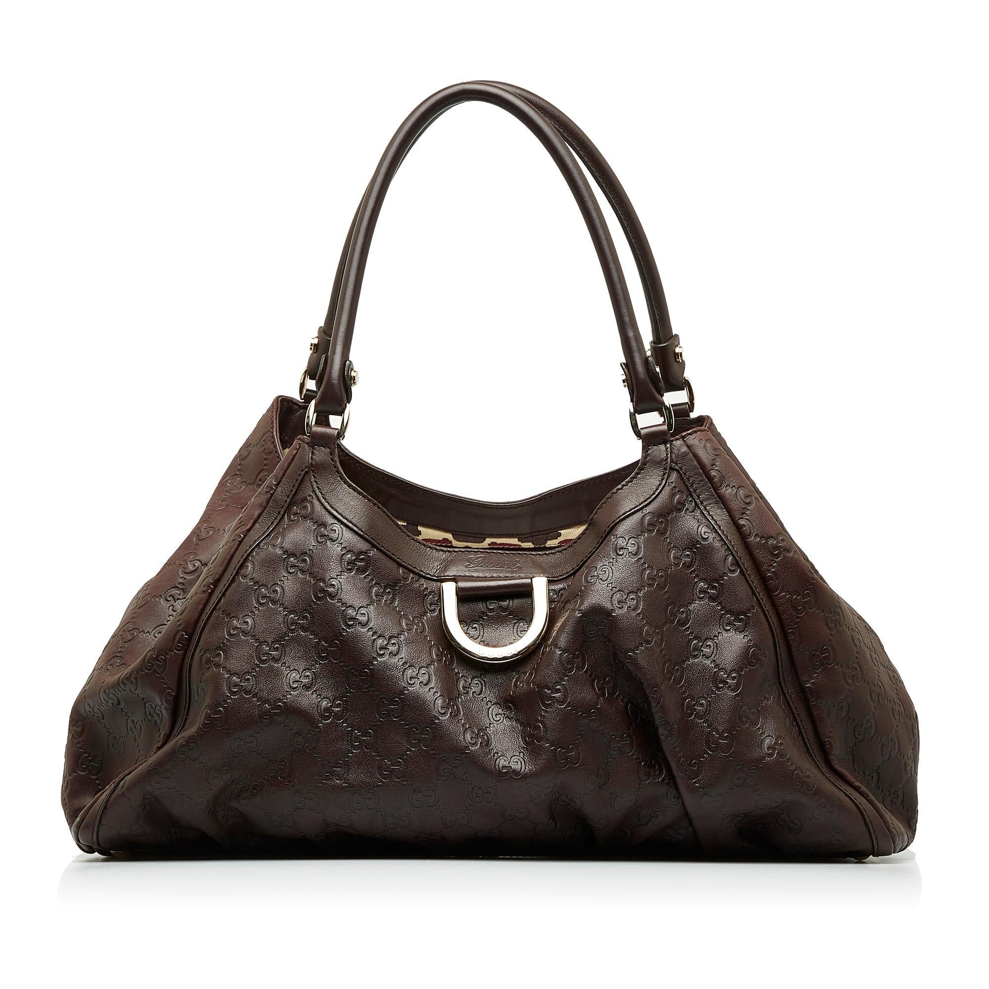 Gucci Guccissima Abbey D-Ring Shoulder Bag (SHG-LpuOmw)