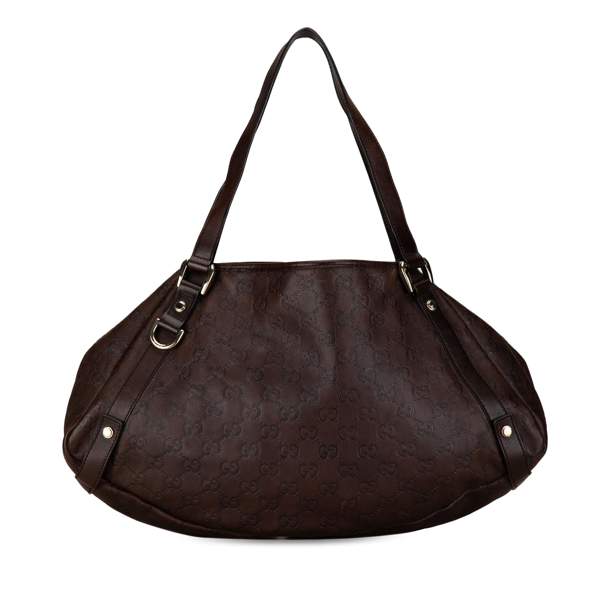 Gucci Guccissima Abbey D-Ring Shoulder Bag (SHG-JF2beD)