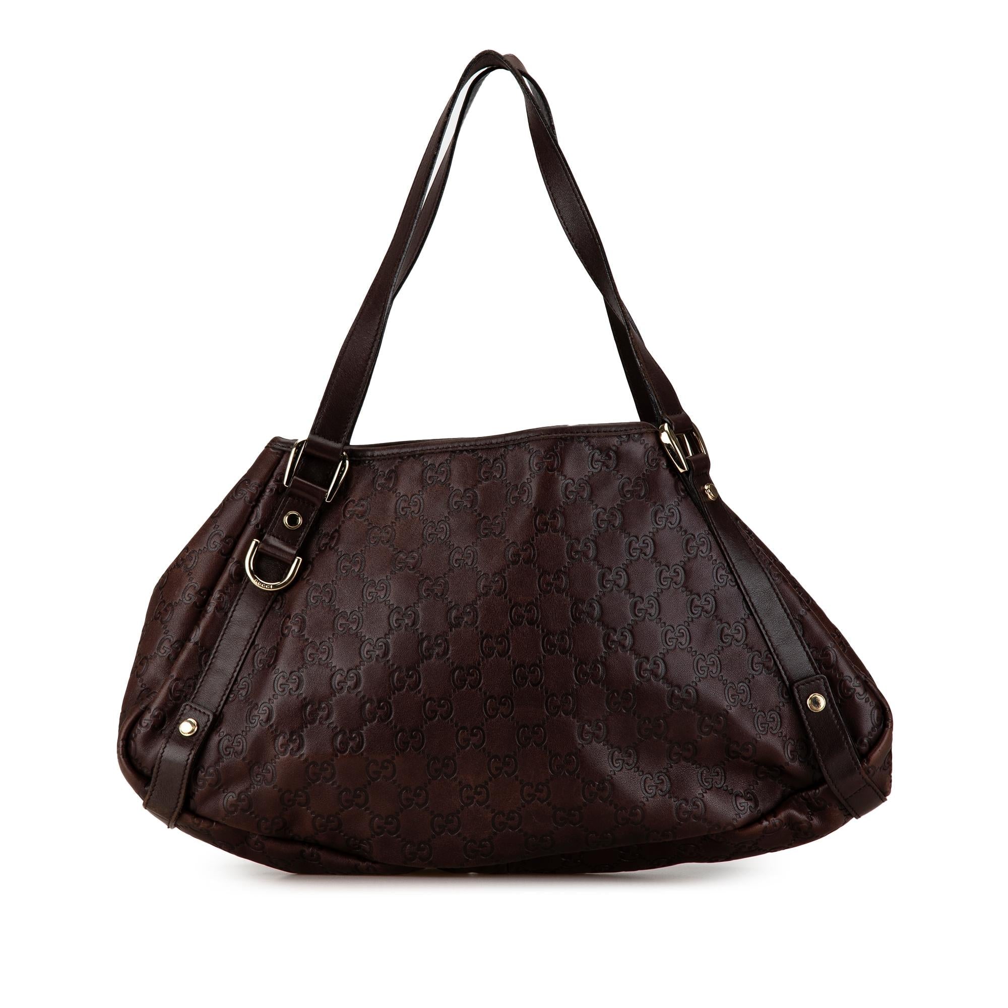 Gucci Guccissima Abbey D Ring Shoulder Bag (SHG-SjE2CS)