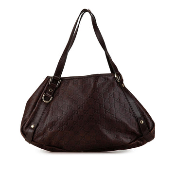 Gucci Guccissima Abbey D Ring Shoulder Bag (SHG-SjE2CS)