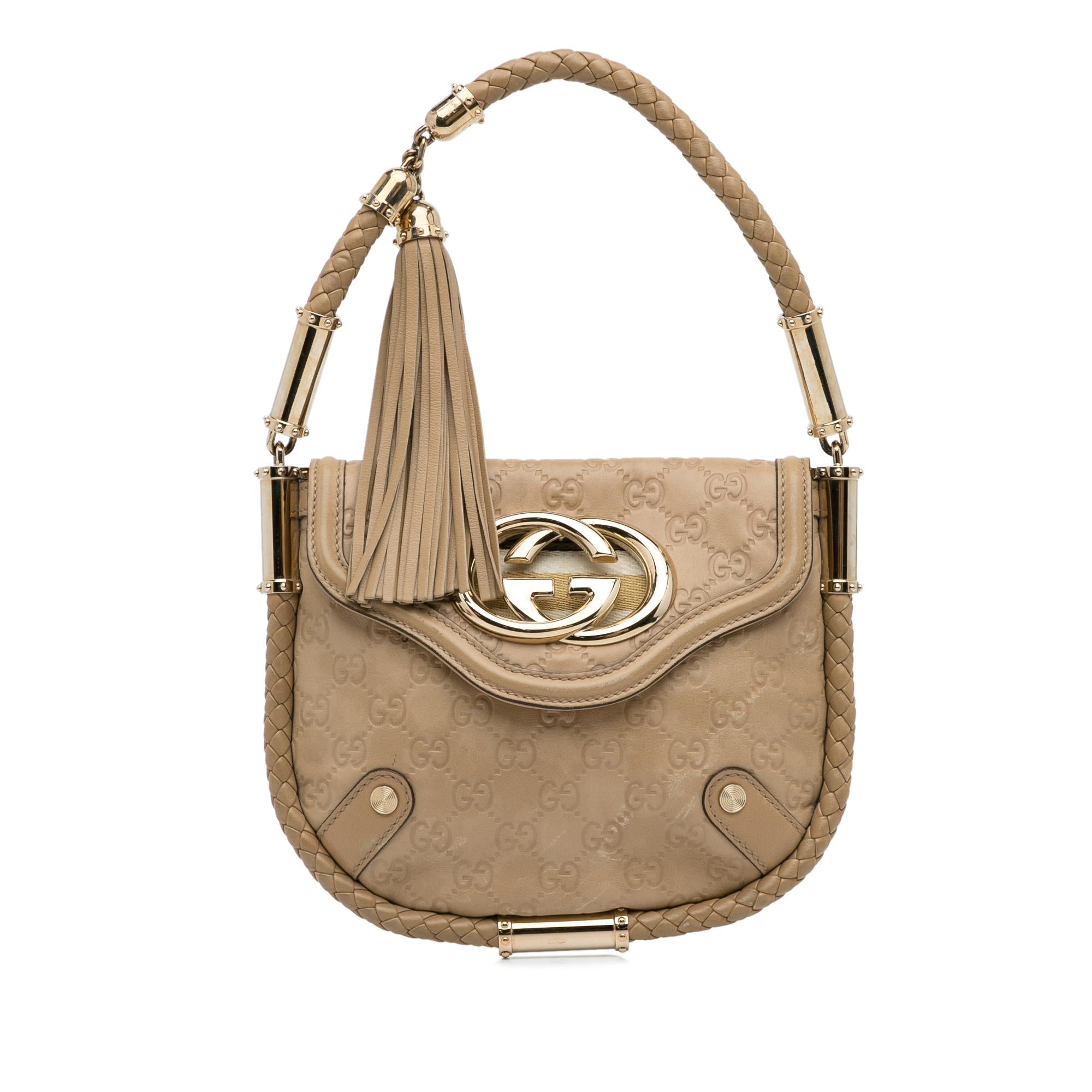 Gucci Guccissima Britt Shoulder Bag (SHG-FQ733L)