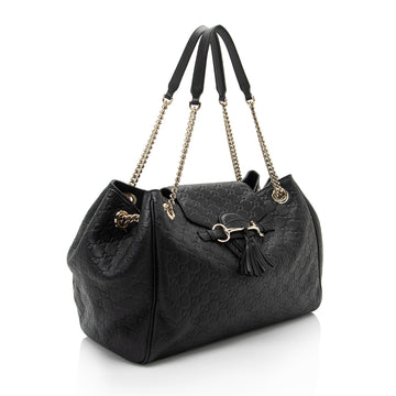 Gucci Guccissima Leather Emily Shoulder Bag