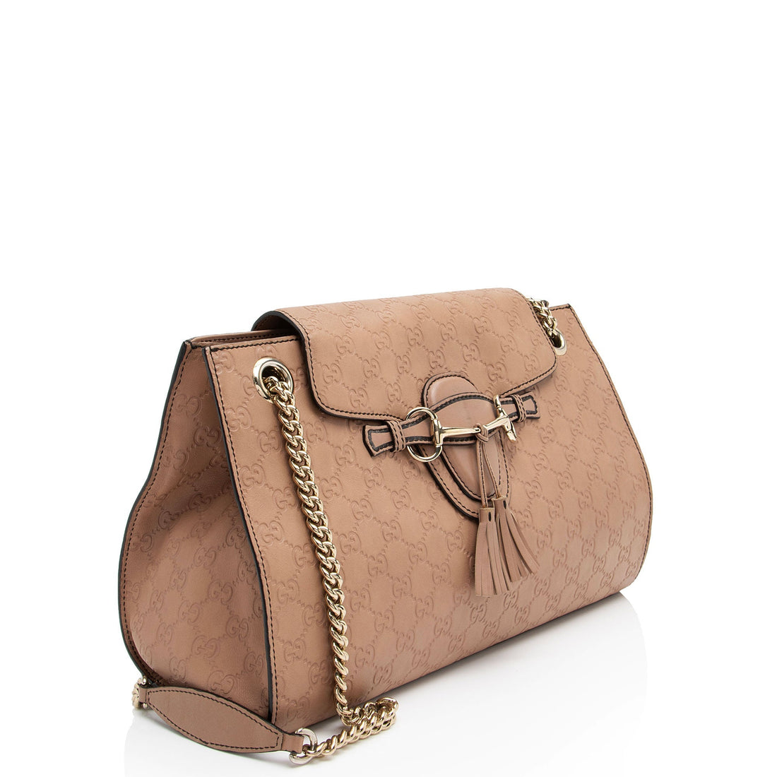 Gucci Guccissima Leather Emily Large Shoulder Bag