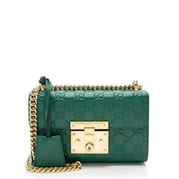 Gucci Guccissima Leather Padlock Small Shoulder Bag