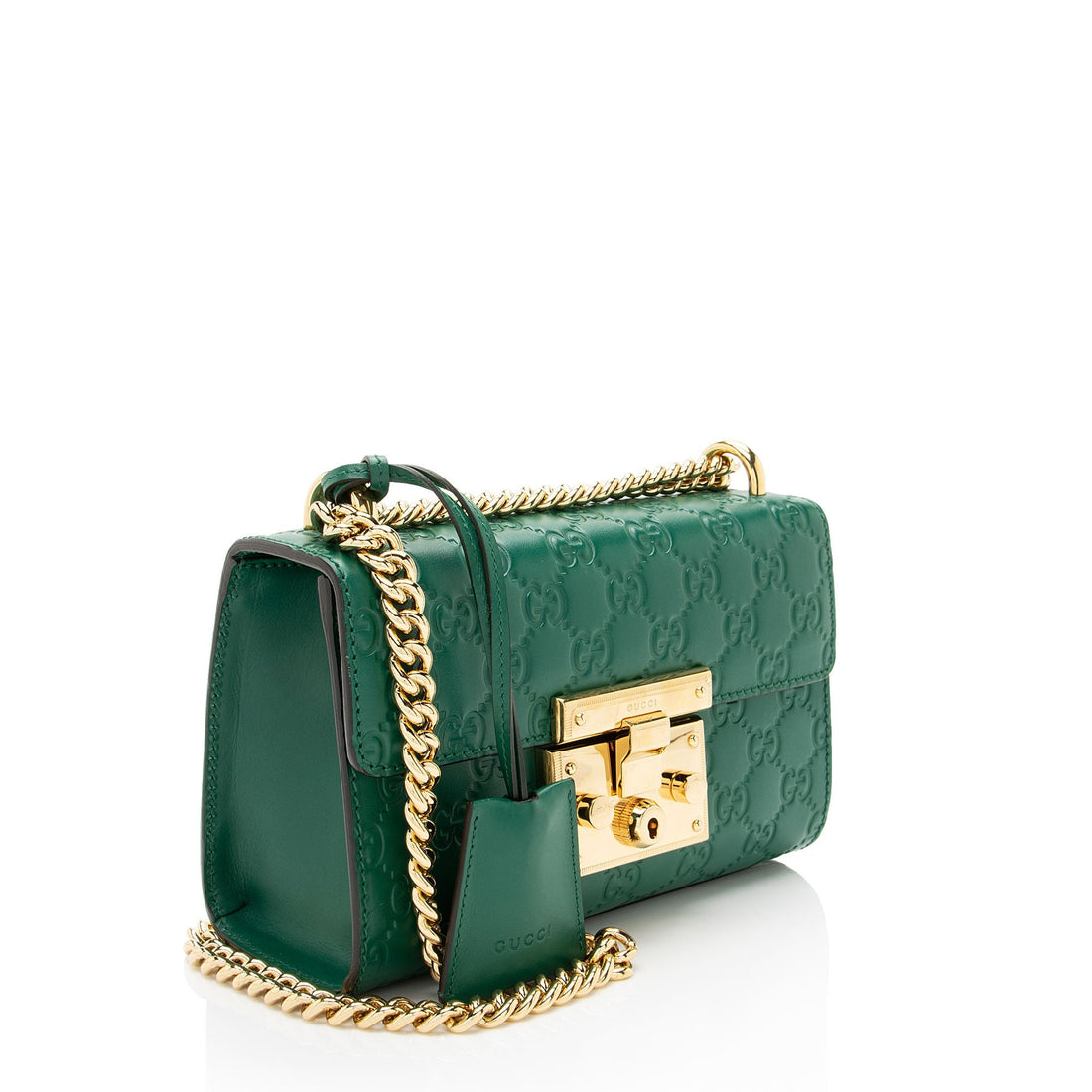 Gucci Guccissima Leather Padlock Small Shoulder Bag