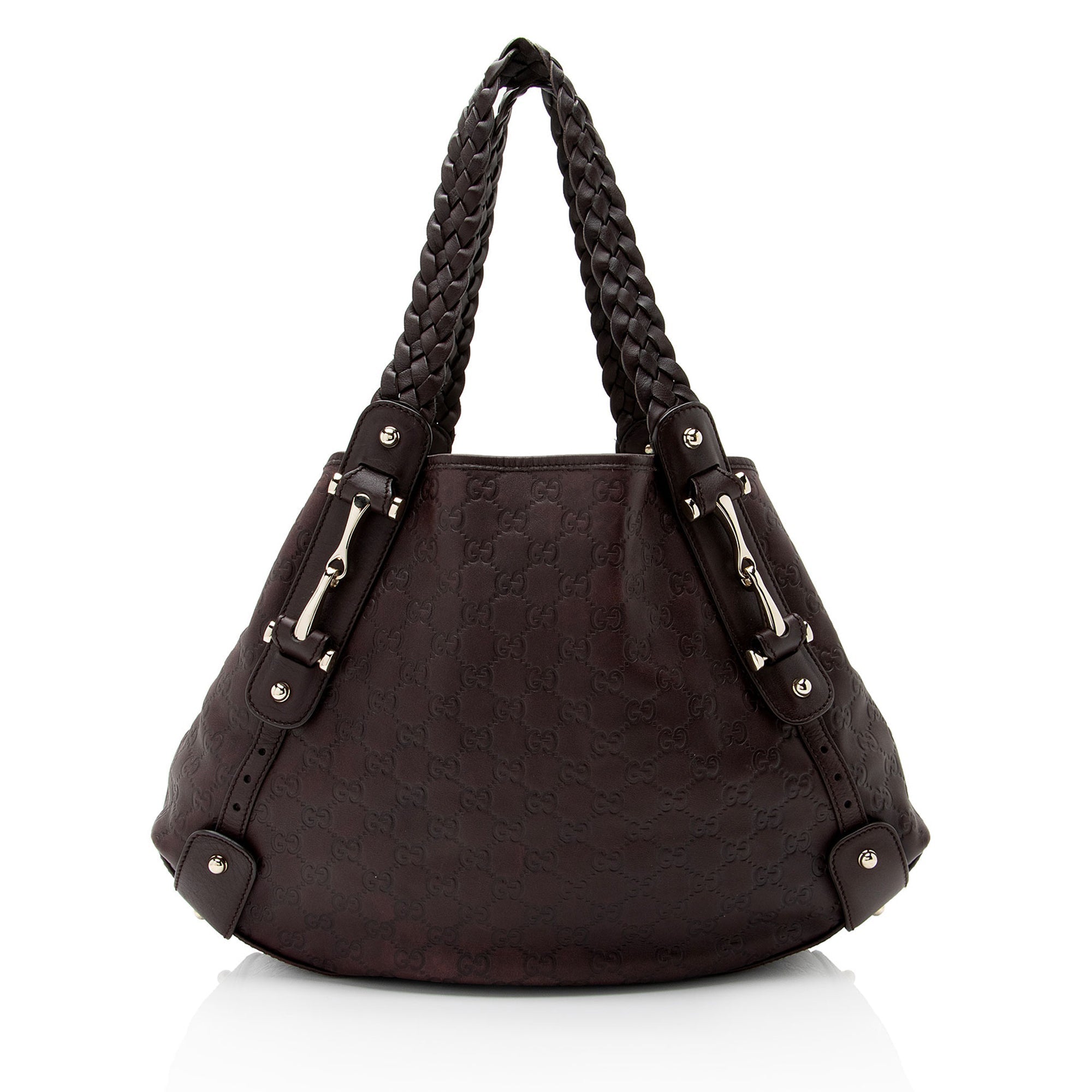 Gucci Guccissima Leather Pelham Medium Shoulder Bag (SHF-nM9nOS)