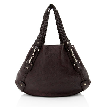 Gucci Guccissima Leather Pelham Medium Shoulder Bag (SHF-nM9nOS)