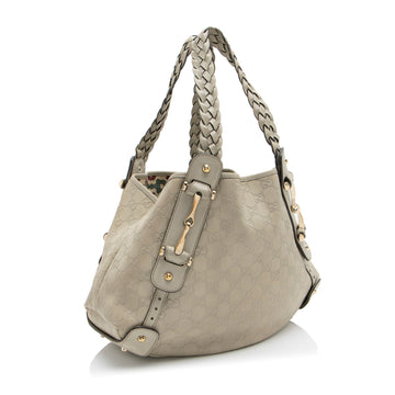 Gucci Guccissima Leather Pelham Small Shoulder Bag
