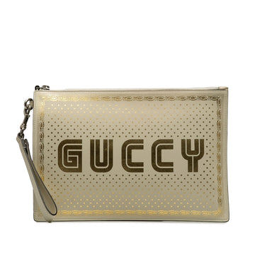 Gucci Guccy Sega Clutch (SHG-Or9dBx)