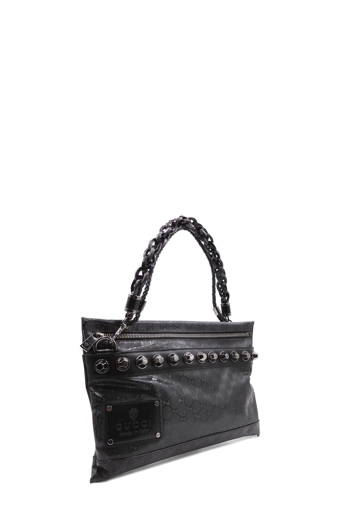 Imprime Studded Shoulder Bag