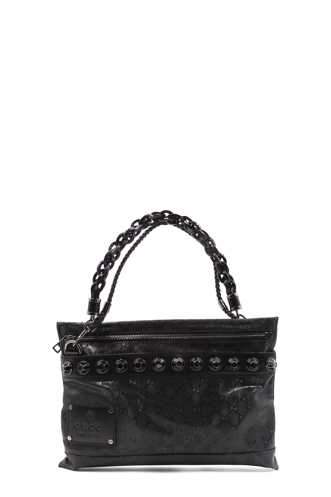 Imprime Studded Shoulder Bag