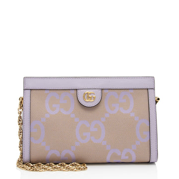 Gucci Jumbo GG Canvas Ophidia Small Shoulder Bag (SHF-omH5F8)