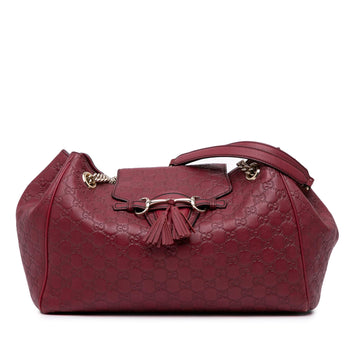 Gucci Large Guccissima Emily Chain Shoulder Bag