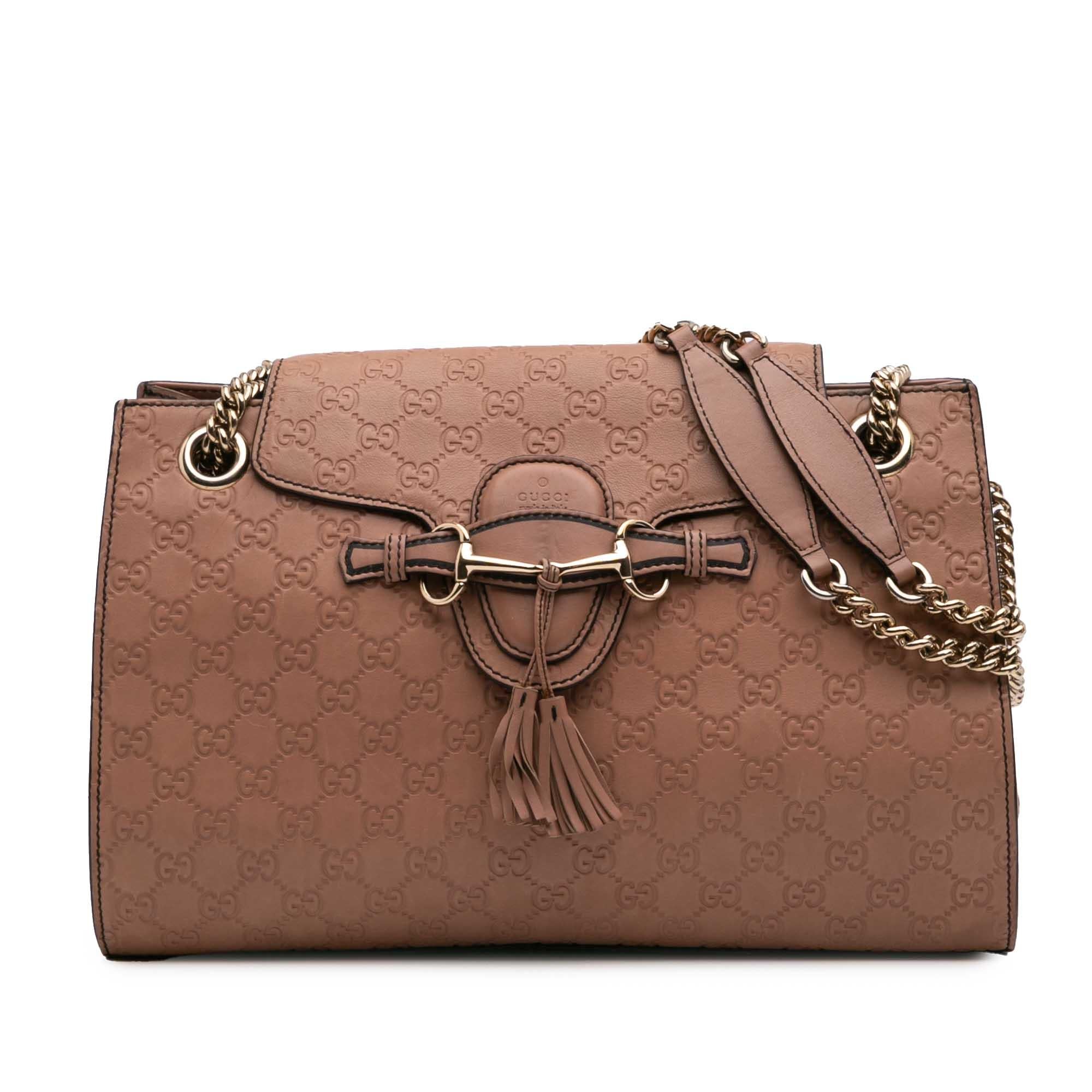 Gucci Large Guccissima Emily Shoulder Bag