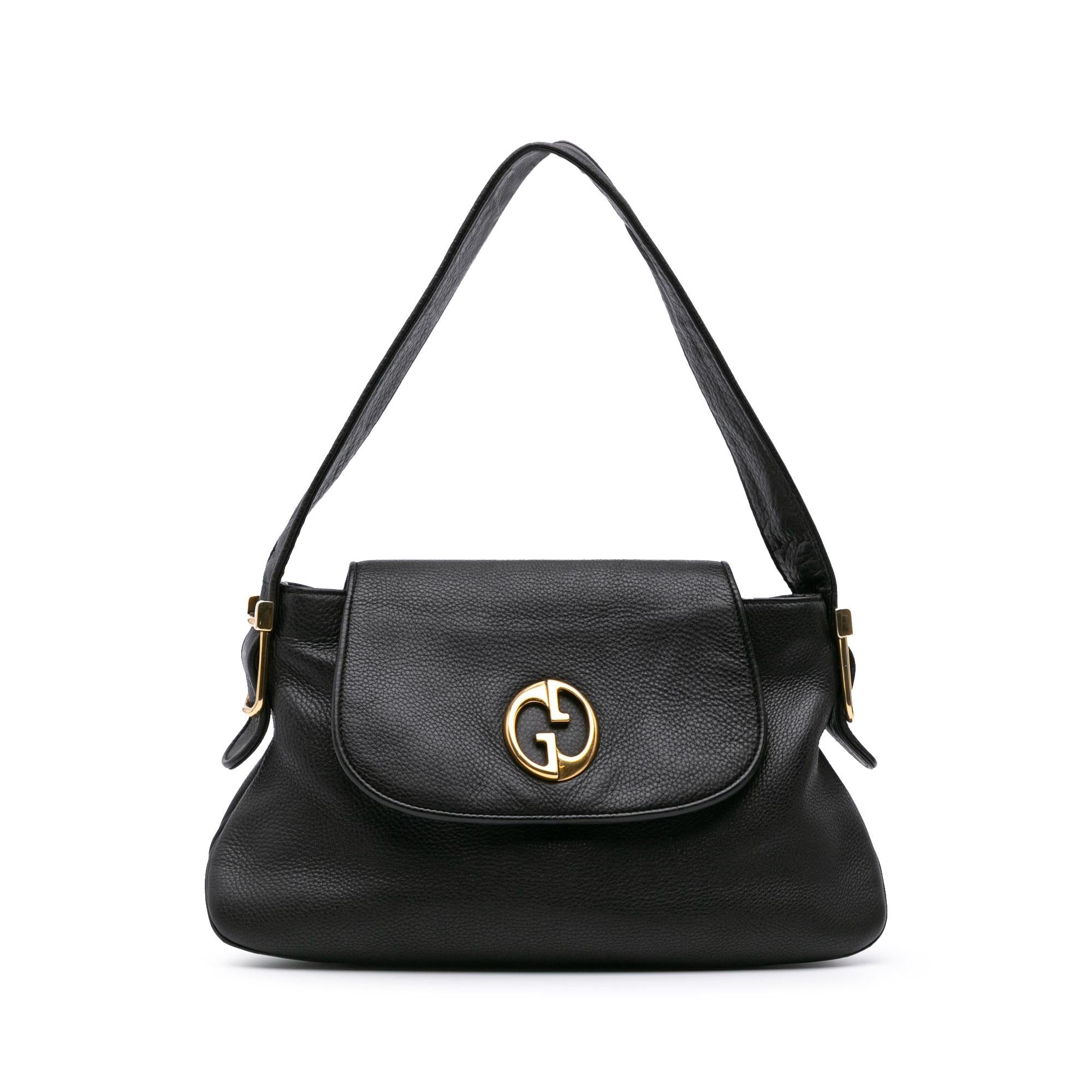 Gucci Leather 1973 Shoulder Bag