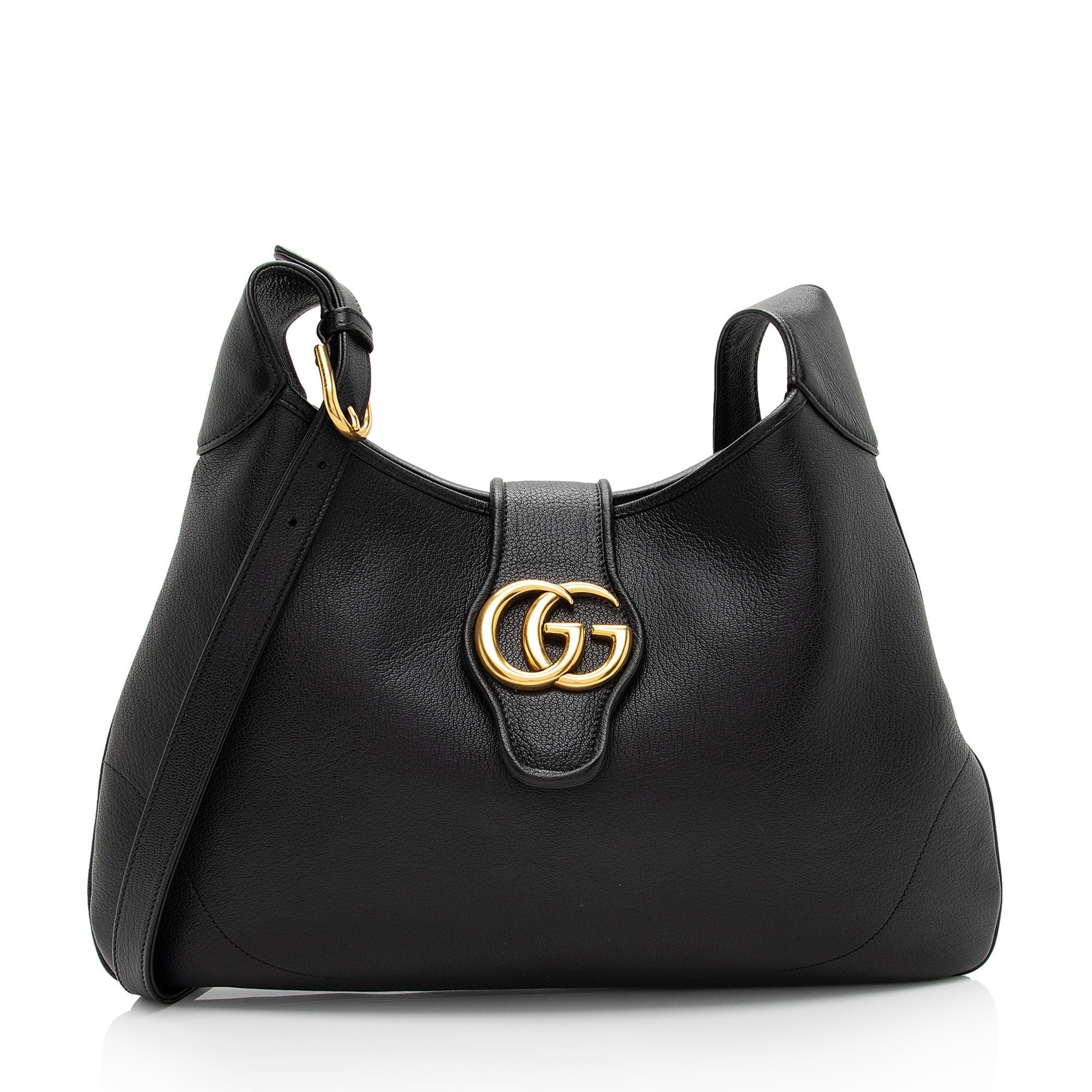Gucci Leather Aphrodite Medium Shoulder Bag (SHF-yD5Aj9)
