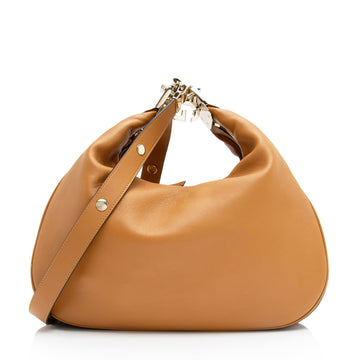 Gucci Leather Attache Medium Shoulder Bag (SHF-PEEvxe)