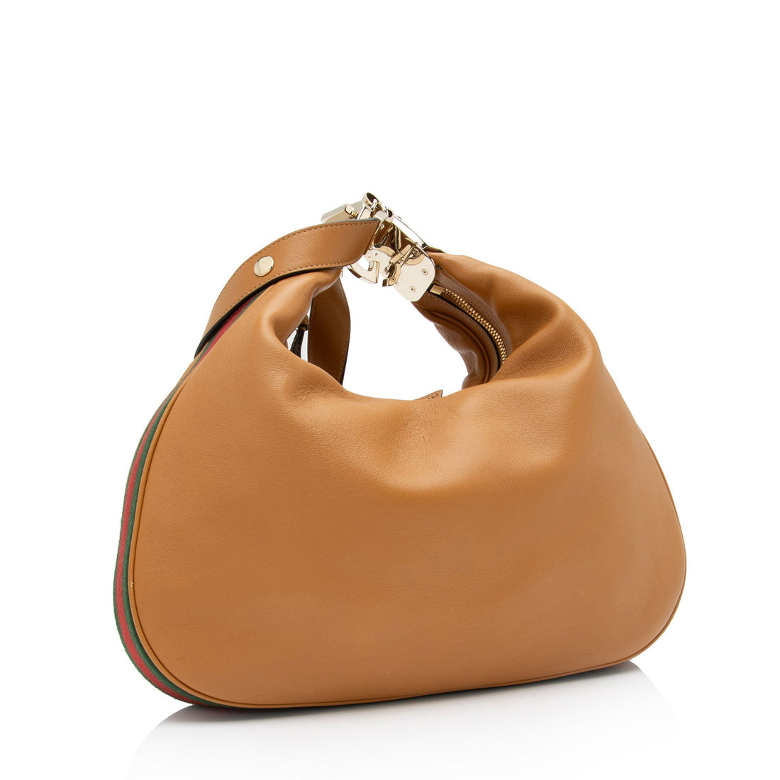 Gucci Leather Attache Medium Shoulder Bag (SHF-PEEvxe)