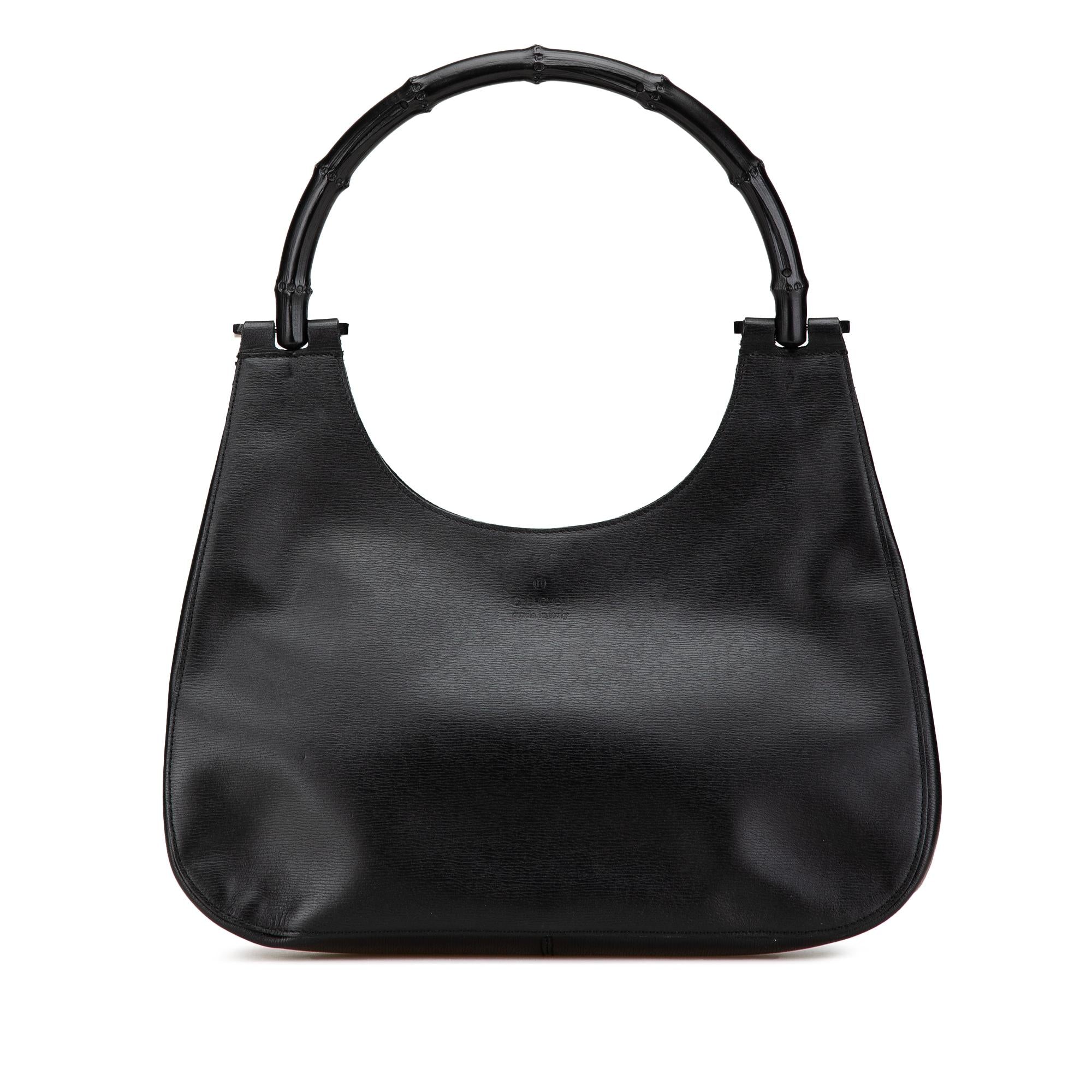 Gucci Leather Bamboo Shoulder Bag (SHG-Y0sM3k)