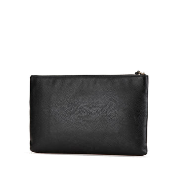 Gucci Leather Bamboo Tassel Clutch