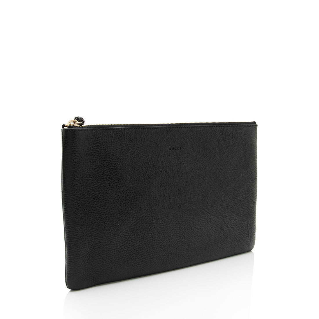 Gucci Leather Bamboo Tassel Zip Clutch (SHF-ybom6m)