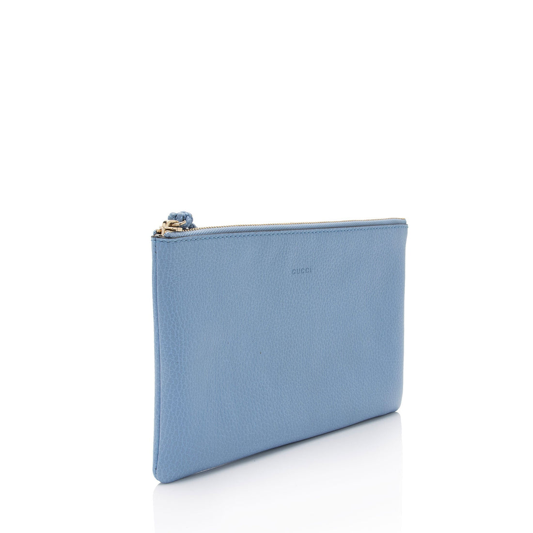 Gucci Leather Bamboo Tassel Zip Clutch (SHF-6YnArQ)