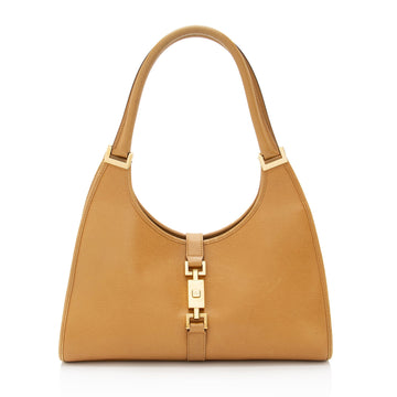 Gucci Leather Bardot Shoulder Bag (SHF-nRwIbo)