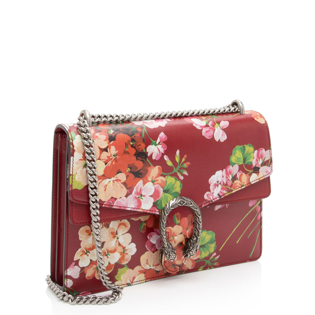 Gucci Leather Blooms Dionysus Medium Shoulder Bag (SHF-D75hzU)