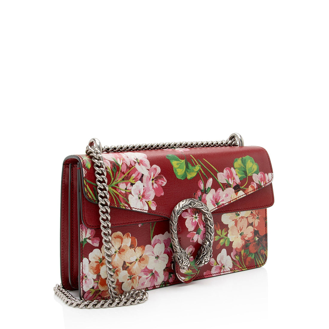 Gucci Leather Blooms Dionysus Small Shoulder Bag (SHF-cqqsxw)