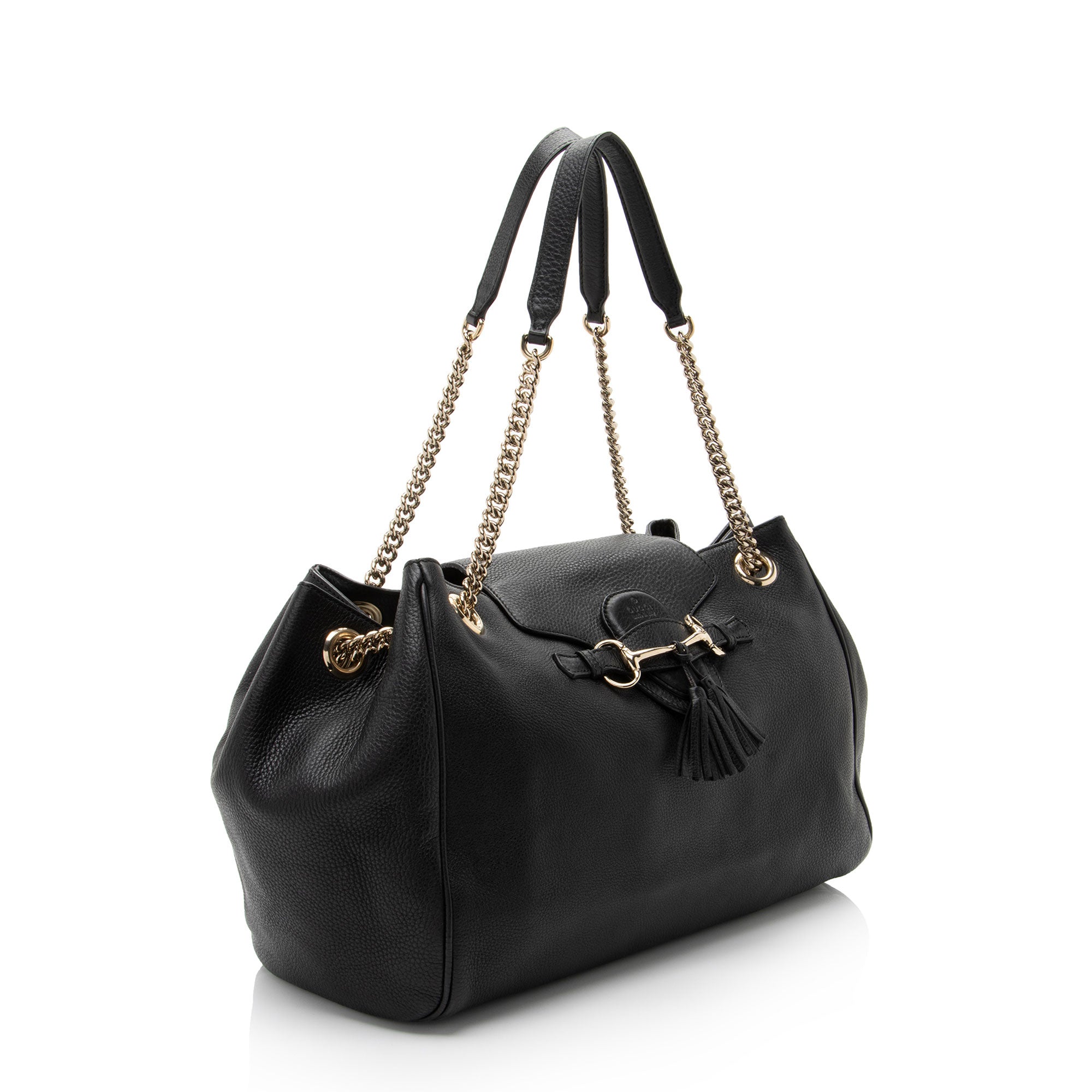 Gucci Leather Emily Shoulder Bag