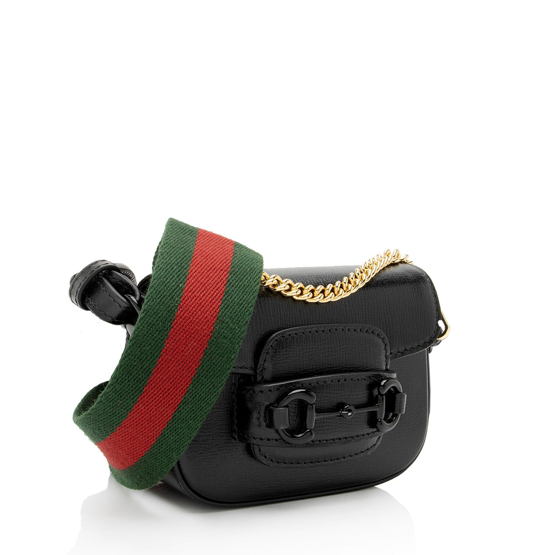 Gucci Leather Horsebit 1955 Super Mini Shoulder Bag