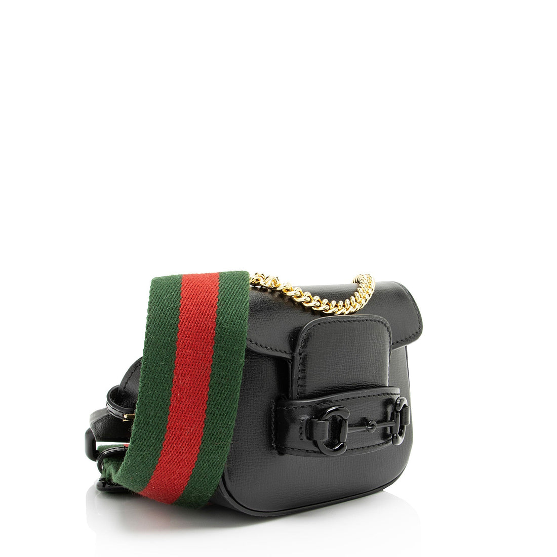 Gucci Leather Horsebit 1955 Super Mini Shoulder Bag