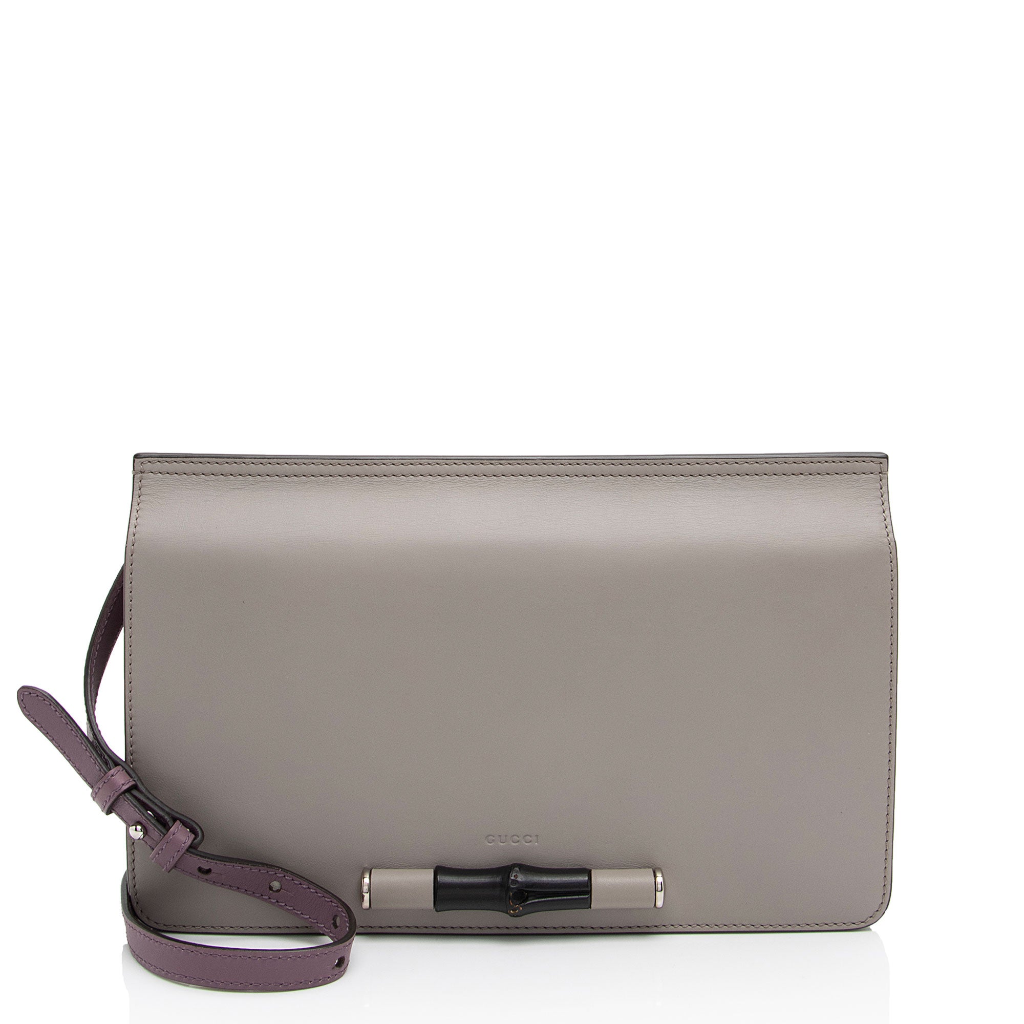 Gucci Leather Bamboo Lady Shoulder Bag (SHF-6NL7df)