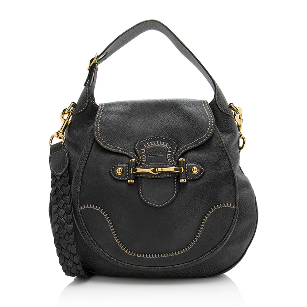 Gucci Leather New Pelham Large Shoulder Bag (SHF-21841)