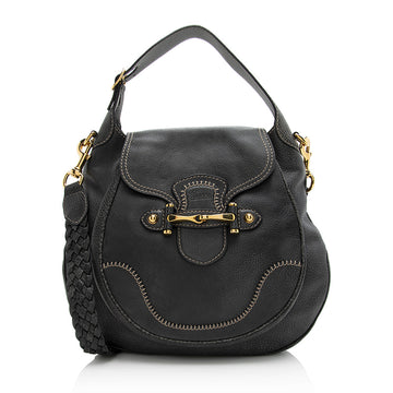 Gucci Leather New Pelham Large Shoulder Bag (SHF-21841)