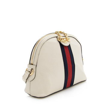 Gucci Leather Ophidia Dome Small Shoulder Bag