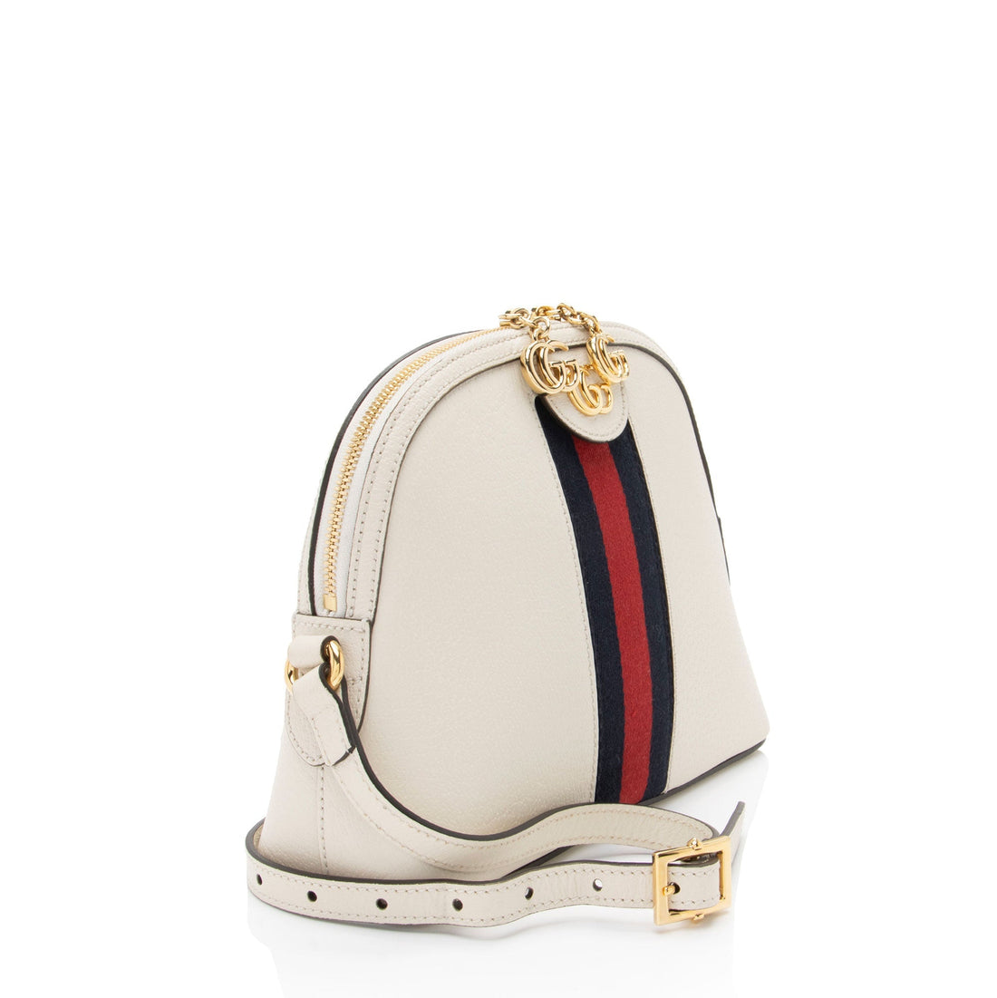 Gucci Leather Ophidia Dome Small Shoulder Bag
