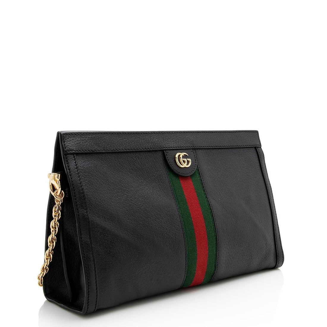 Gucci Leather Ophidia Medium Shoulder Bag (SHF-22397)