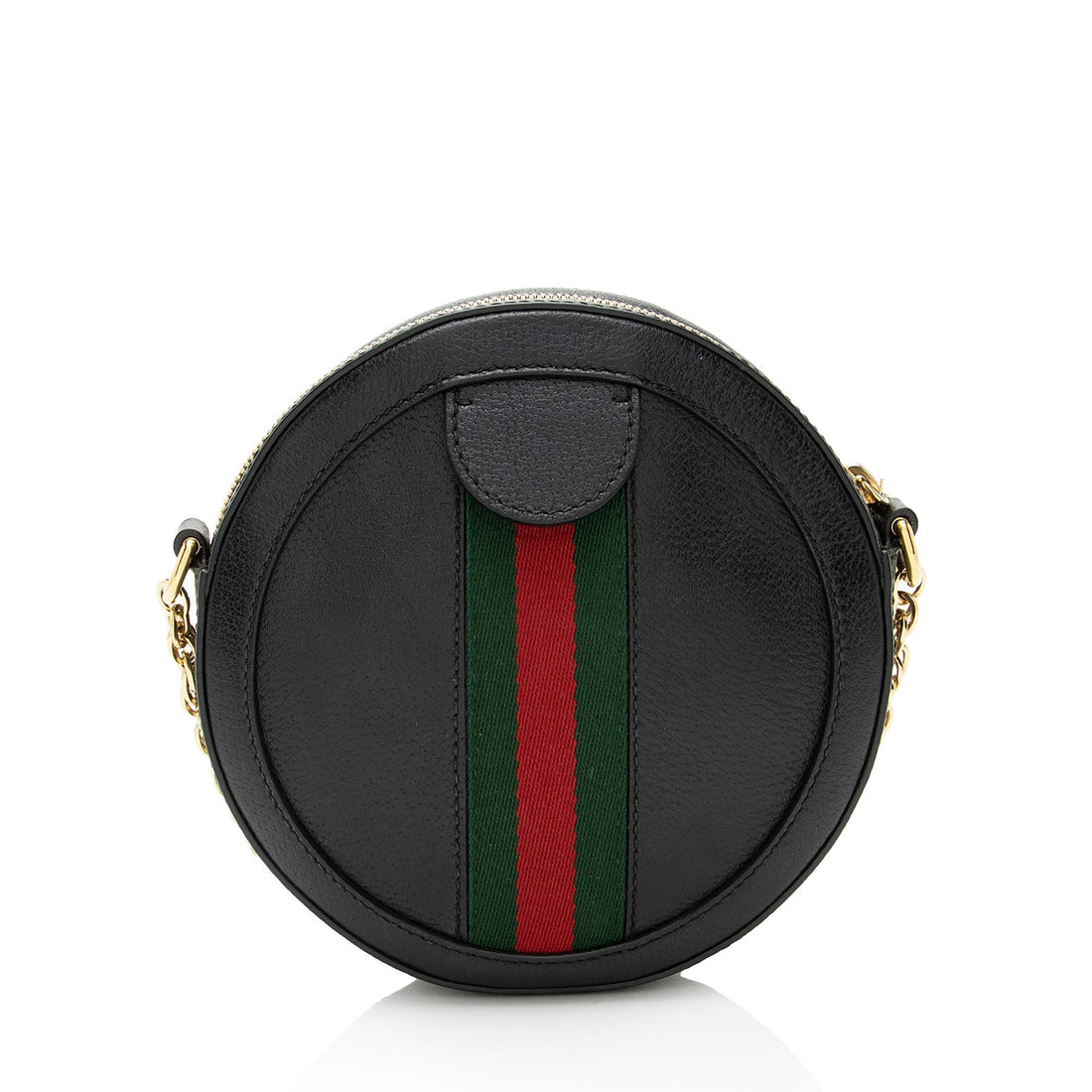 Gucci Leather Ophidia Round Mini Shoulder Bag