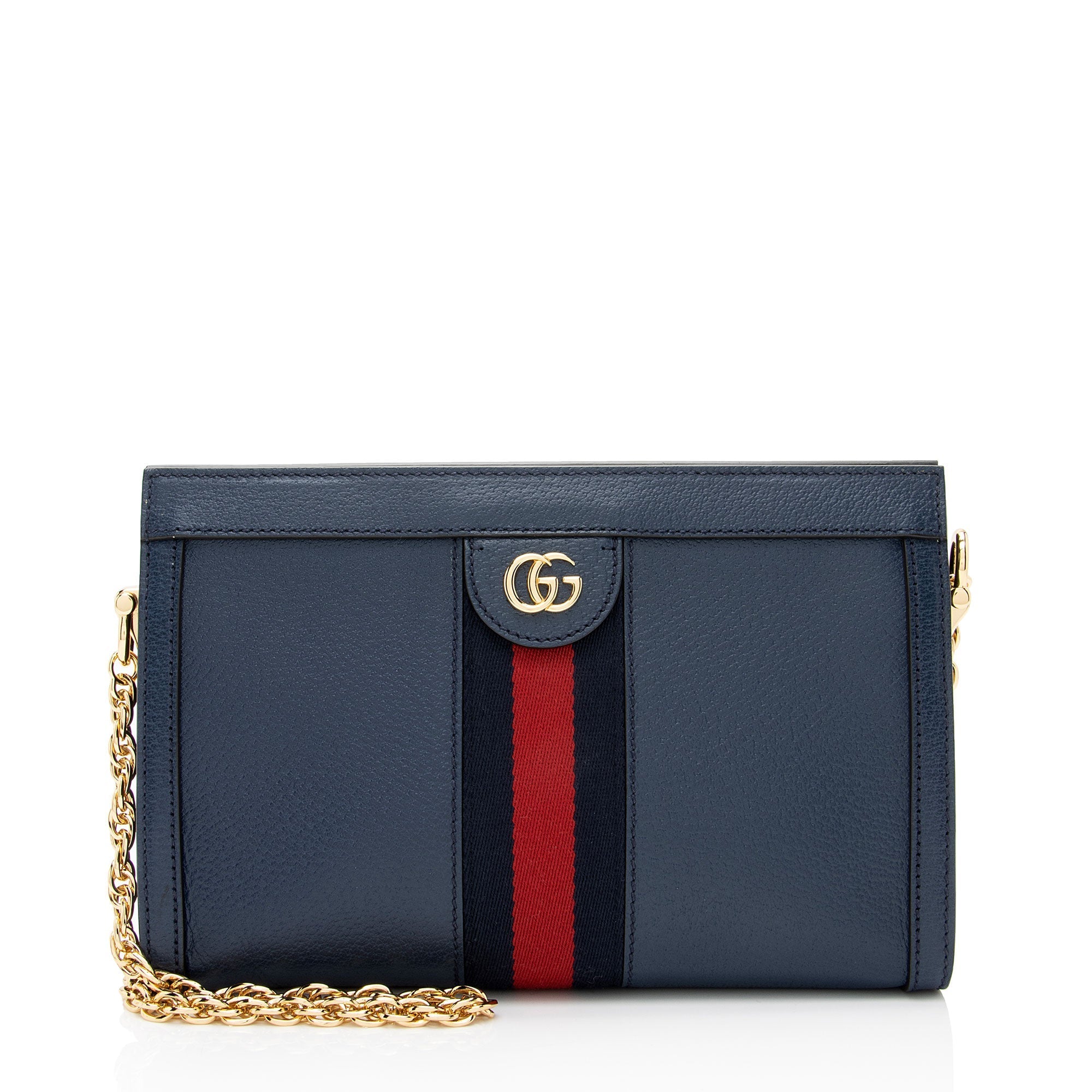 Gucci Leather Ophidia Small Shoulder Bag (SHF-qziQCA)