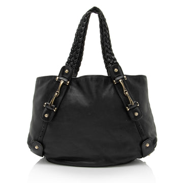 Gucci Leather Pelham Medium Shoulder Bag (SHF-JJlaoH)