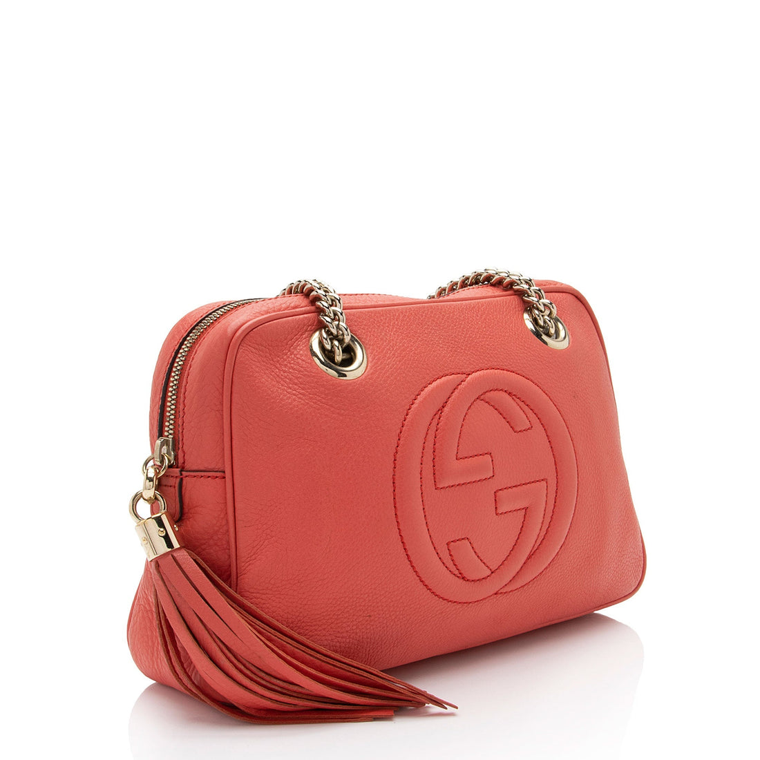Gucci Leather Soho Chain Small Shoulder Bag (SHF-me1riu)