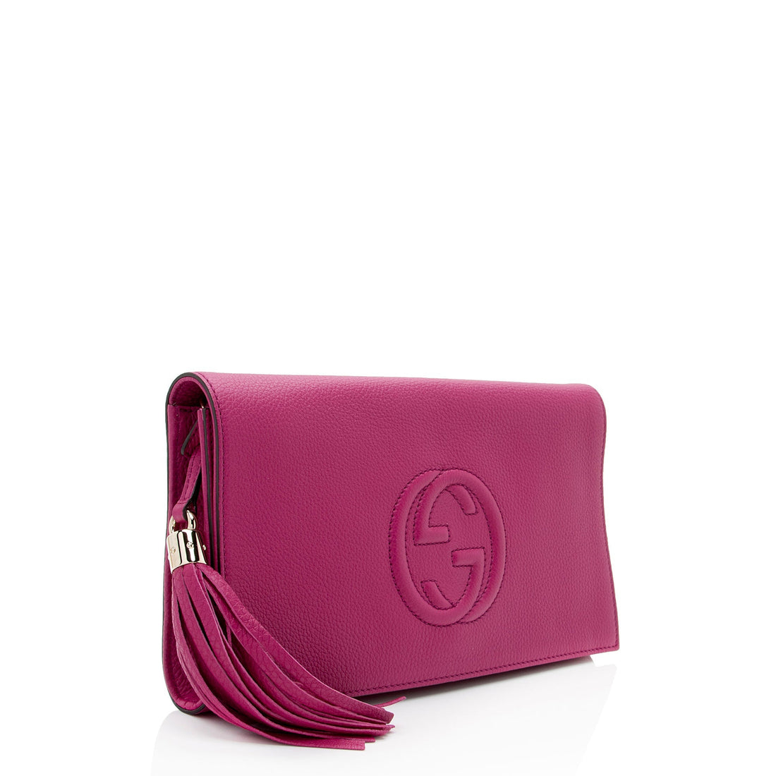 Gucci Leather Soho Clutch (SHF-WphwoI)