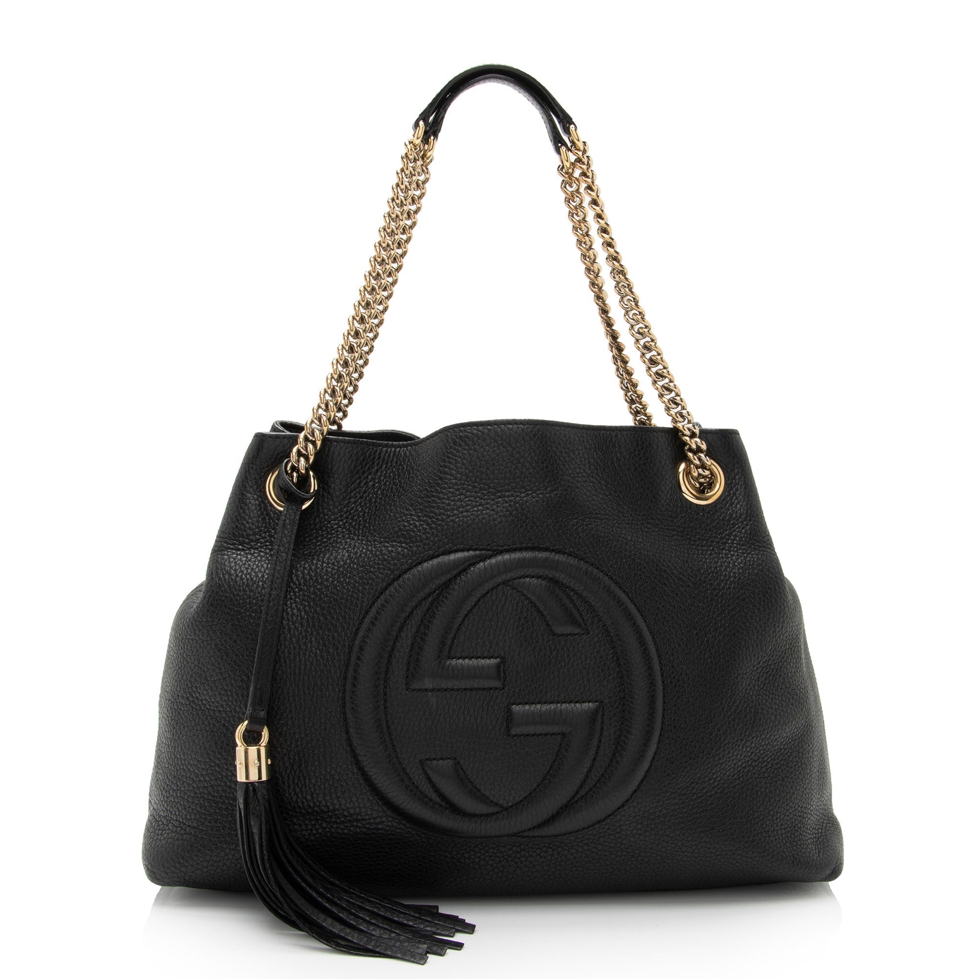 Gucci Leather Soho Medium Shoulder Bag (SHF-8jQb4S)