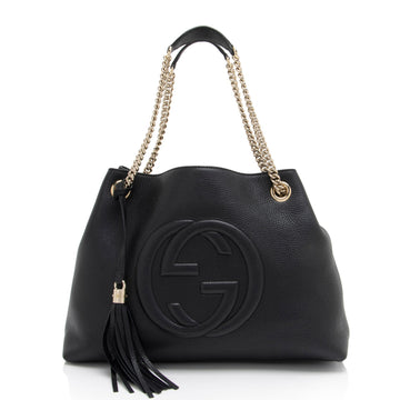 Gucci Leather Soho Medium Shoulder Bag (SHF-KnYFB1)