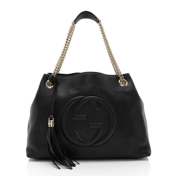 Gucci Leather Soho Medium Shoulder Bag (SHF-u260oT)